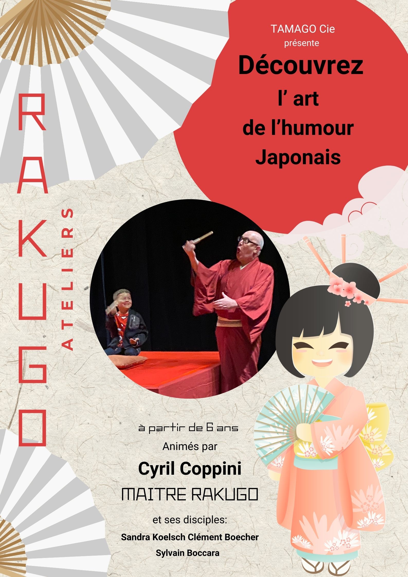 ateliers de Rakugo sur mesure